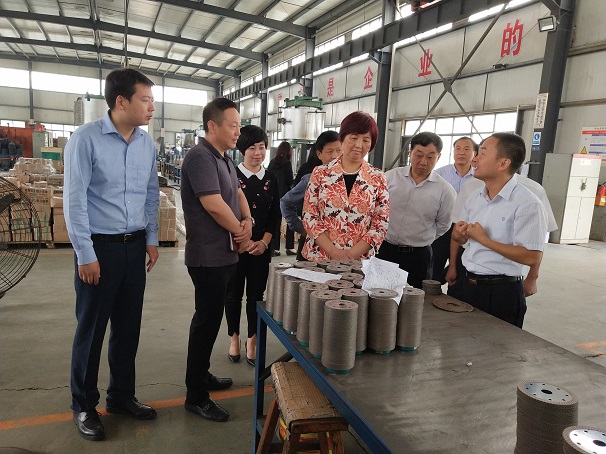 省人大常委會(huì)常務(wù)副主任、黨組書記王玲一行來(lái)湖北昌利公司視察